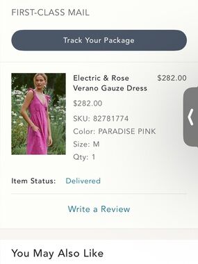 Electric & Rose Verano Gauze Dress in Paradise Pink